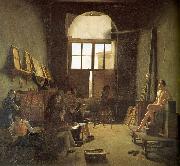 Interior of the Studio of David Leon-Matthieu Cochereau